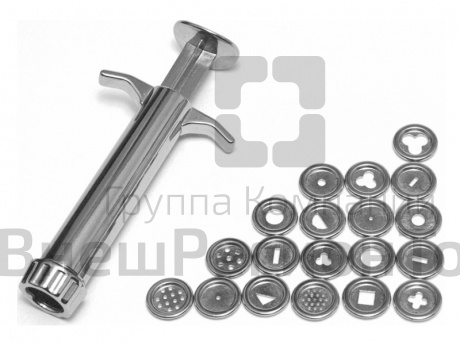 Экструдер (шприц) металлический для глины.