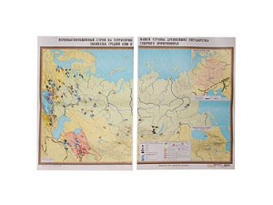 Карта "Первобытно-общинный строй" с матовой ламинацией