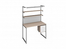 Стол для сборки робототехники односторонний с ящиками