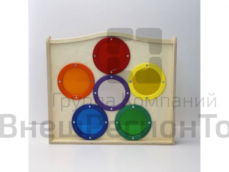 Панель тактильная для игровых зон Калейдоскоп 765х100х730 см.