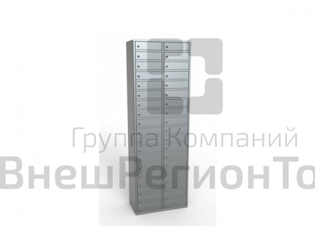 Шкаф для хранения мобильных телефонов (38 ячеек, индивидуальные ключи).