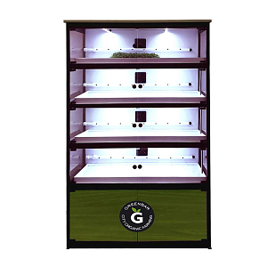 Установка выращивания микрозелени GRN‑MZ‑4 ПАК — 4 уровня