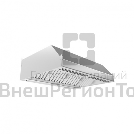 Зонт приточно-вытяжной островной в горячий цех 1600х1000х400.