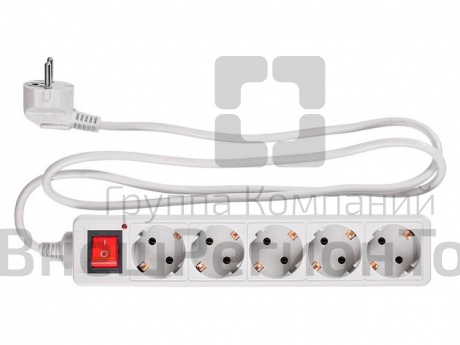 Сетевой фильтр BURO 500SL-5-G, 5 м.