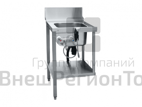 Предмоечный стол для посудомоечной машины купольной, 572x795x1080.