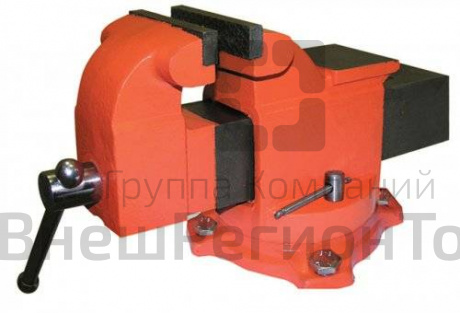 Тиски слесарные поворотные 100мм с наковальней.