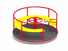 Карусель со сплошным сиденьем