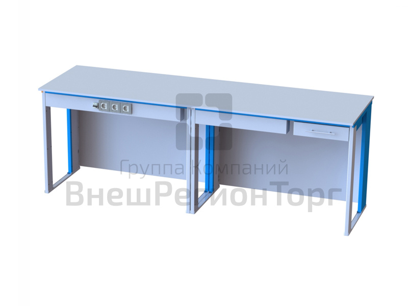 Стол демонстрационный металлический.