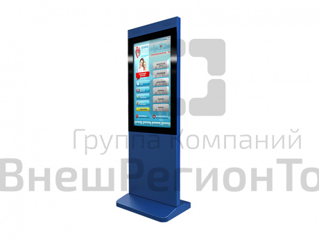 Напольный информационный терминал Invite, 43", 10 касаний.