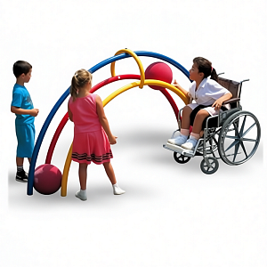 Игровой комплекс для перекатывания мячей Мячи в радуге