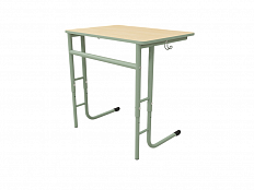 Одноместная парта Basis, регулируемая по росту (цвет в ассортименте)