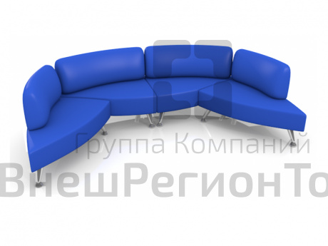 Мебель для холла. Вариант 9 (мягкие модули).