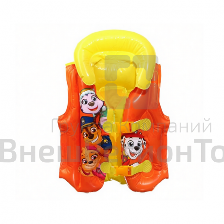 Жилет для плавания Paw Patrol желтый.