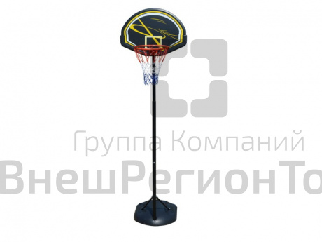 Детская баскетбольная стойка с мячом.