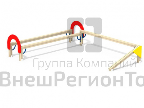 Бум-бревно двойное.