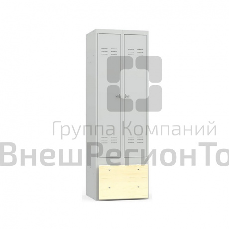 Шкаф для хранения сменной одежды 600х500х1850.