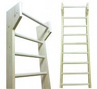 Гимнастическая стенка 2,4 х 0,8 м с перекладиной для подтягивания, тип 2