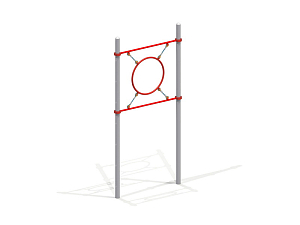 Стойка для метания, 162,5х14х343