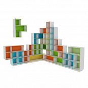 Стеллаж "Тетрис" угловой, вид 1