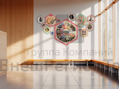 Стендум «История России» — набор информационно-методических панелей (13 шт.).