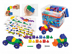 Конструктор Машинки Morphun Junior Starter Vehicle (12 моделей, 140 деталей) 4+