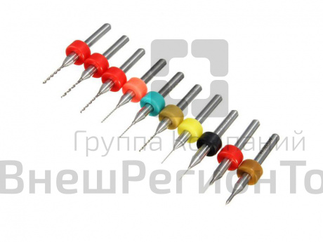 ЧПУ СВЕРЛА В НАБОРЕ 0,3-1,2 мм.