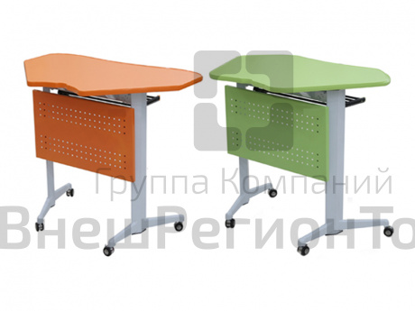 Стол-трапеция 1/6 на роликах.