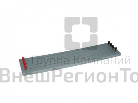 Прибор для демонстрации зависимости сопротивления от длины, диаметра и рода проводника.