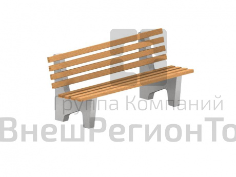 Лавка со спинкой МФ1.14.