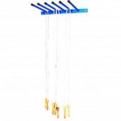 Держатель для скакалок настенны, 6 кронштейнов