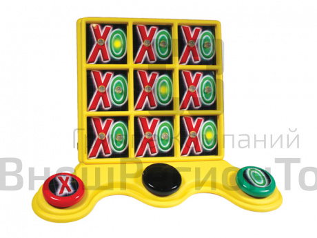 Адаптированная игра Крестики-нолики для слабовидящих.