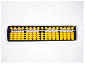 Счёты абакус, 17 рядов, жёлтый