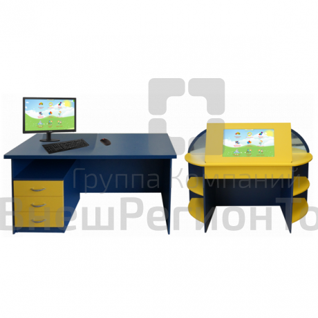 Логопедический стол «Антошка 24», 2 модуля.