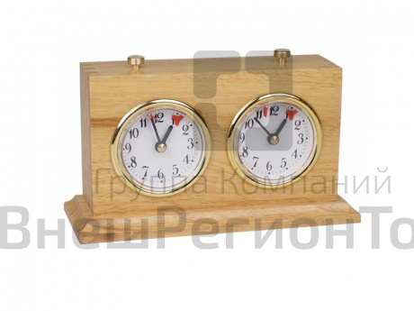 Механические часы (деревянный корпус).