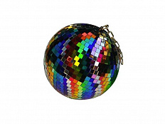 Шар зеркальный цветной для сенсорной комнаты D 350 мм