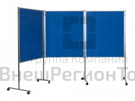 Демонстрационный стенд 180х310 см, текстильный.