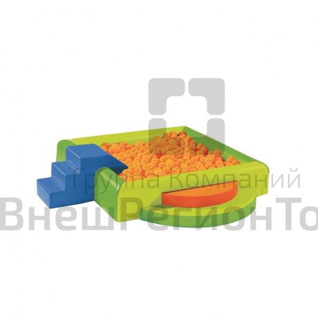 Сухой бассейн квадратный Мир путешествий, 250х250х50 см.