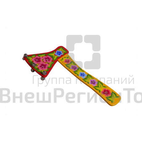 Топор с бубенцами детский.
