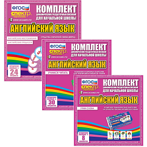 Раздаточные предметные карточки по английскому языку