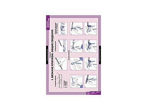 Комплект таблиц «Технология обработки ткани» 68×98 см