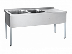 Стол для мойки овощей, краш.каркас, 1770х700х860 мм