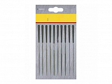 Надфили по металлу TOPEX 10 шт., 140х3 мм