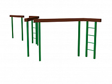 Разрушенный мост, 104х200х194