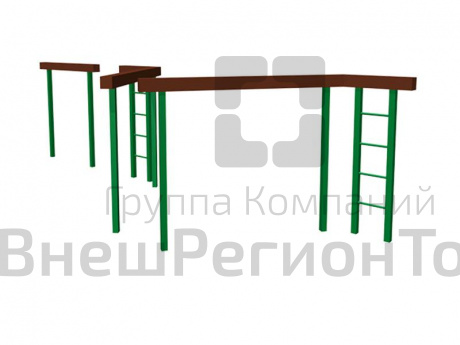 Разрушенный мост, 104х200х194.