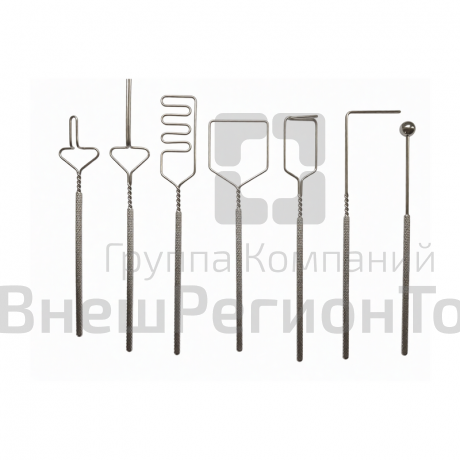 Комплект профессиональных логопедических зондов, 7 шт.