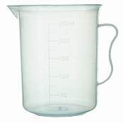 Стакан 250 мл с носиком и ручкой градуированный