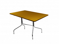Стол обеденный прямоугольный 120х60 см краб двойной
