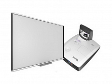 Интерактивная доска SMART Board SBM787V с проектором BenQ MW855UST+
