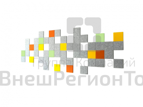 Комплект акустических войлочных стендов "Конфетти".