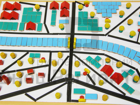 Учебное пособие по пространственной ориентировке Ориентир (магнитный набор).